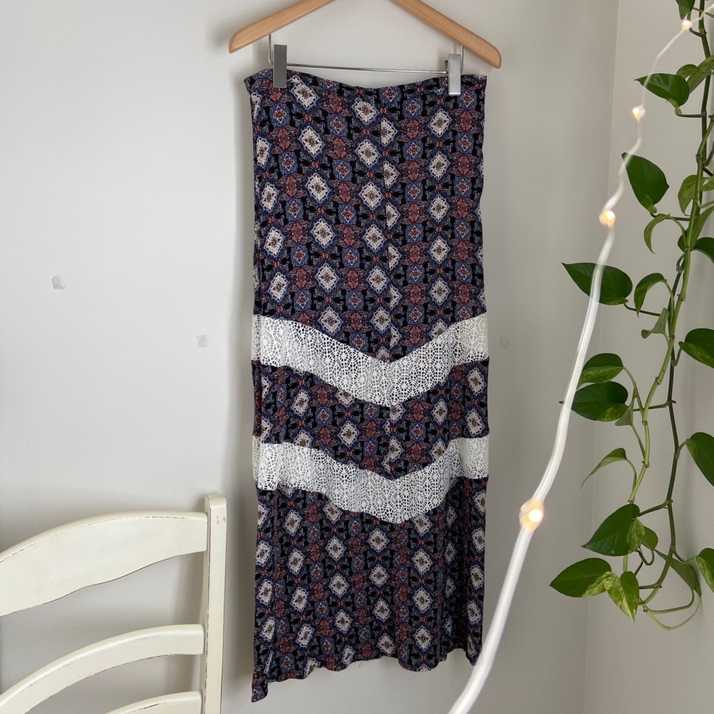 PAC SUN lace cutout skirt